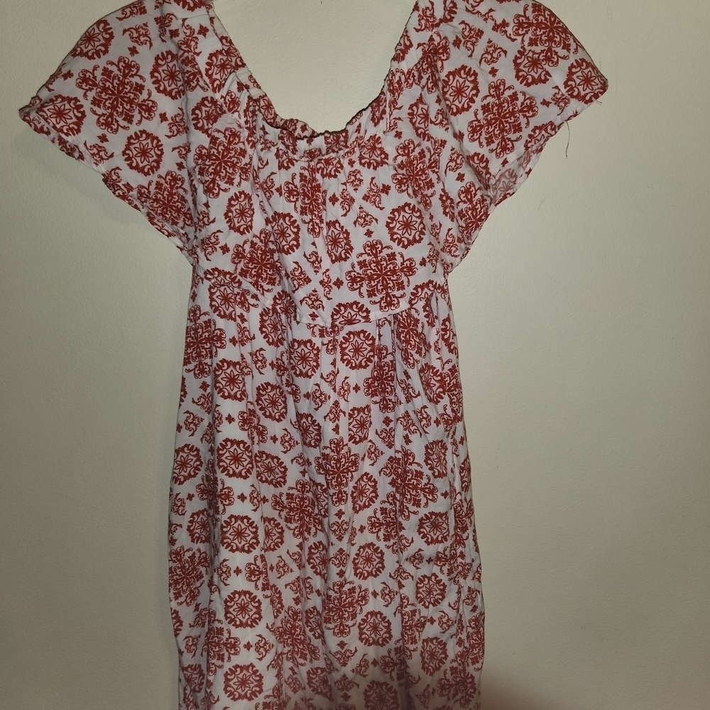Rue21 Red and White Floral Dress